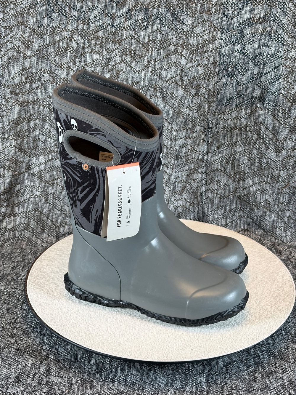 BOGS Kids York Spooky Boots Rain size 4